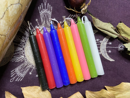 Chime Candles, 5 Of Same Color Or 9 Different Colors
