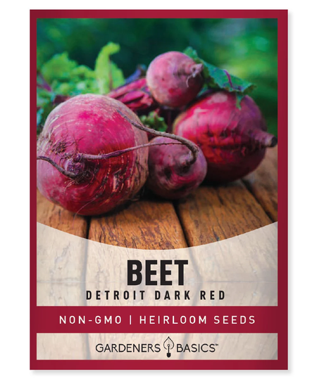 Beet Seeds For Planting - Detroit Dark Red Variety Heirloom, Non-Gmo Vegetable Home Garden