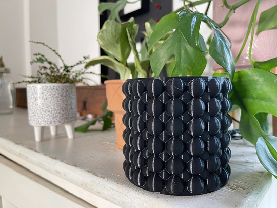 Double Bubble Pot Planter 3D Printed Houseplant Container