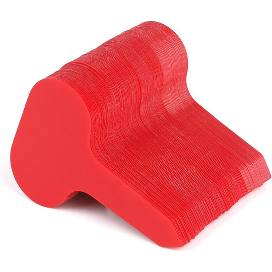 100 Pcs T-Type Plant Labels Red Garden Labels Tags Plastic Plant Markers for Herb 5 x 7 cm