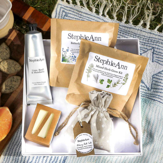Pamper And Plant Seed Gift Box For Gardeners
