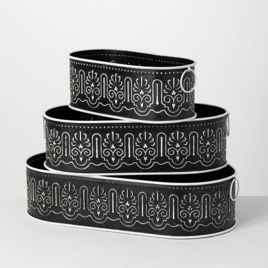 Patterned Planter Seto Of 3