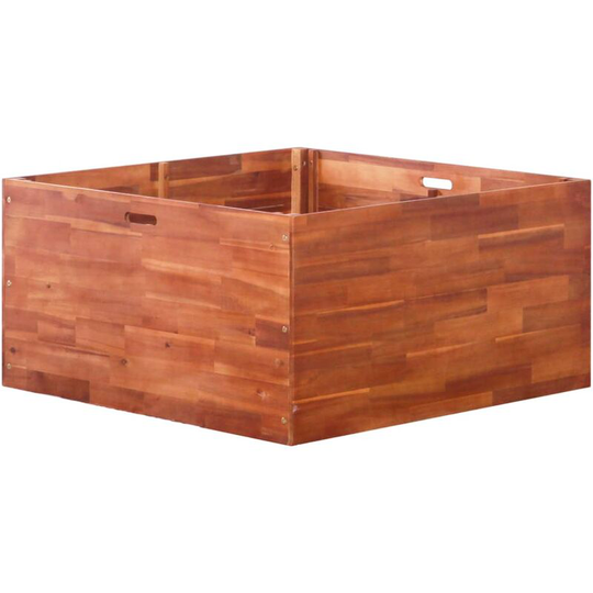 Topdeal - Garden Planter Acacia Wood 100x100x50 cm VDTD28247