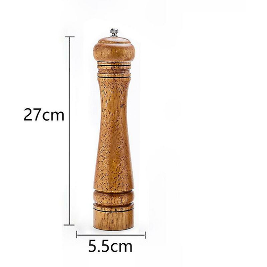 Pepper Grinder Salt And Pepper Grinder Setoak Wood Pepper Mill Salt Grinder, Ceramic Rotor Adjustable Coarseness With Different Colors, Grinder For Sp