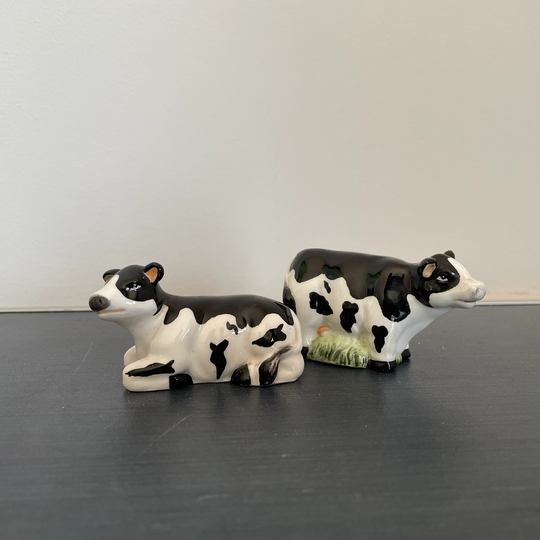 Vintage Cow Salt & Pepper Pots