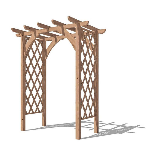 Pergola Jasmine - Lattice Trellis Arch Wooden Furniture Garden Plant Frame