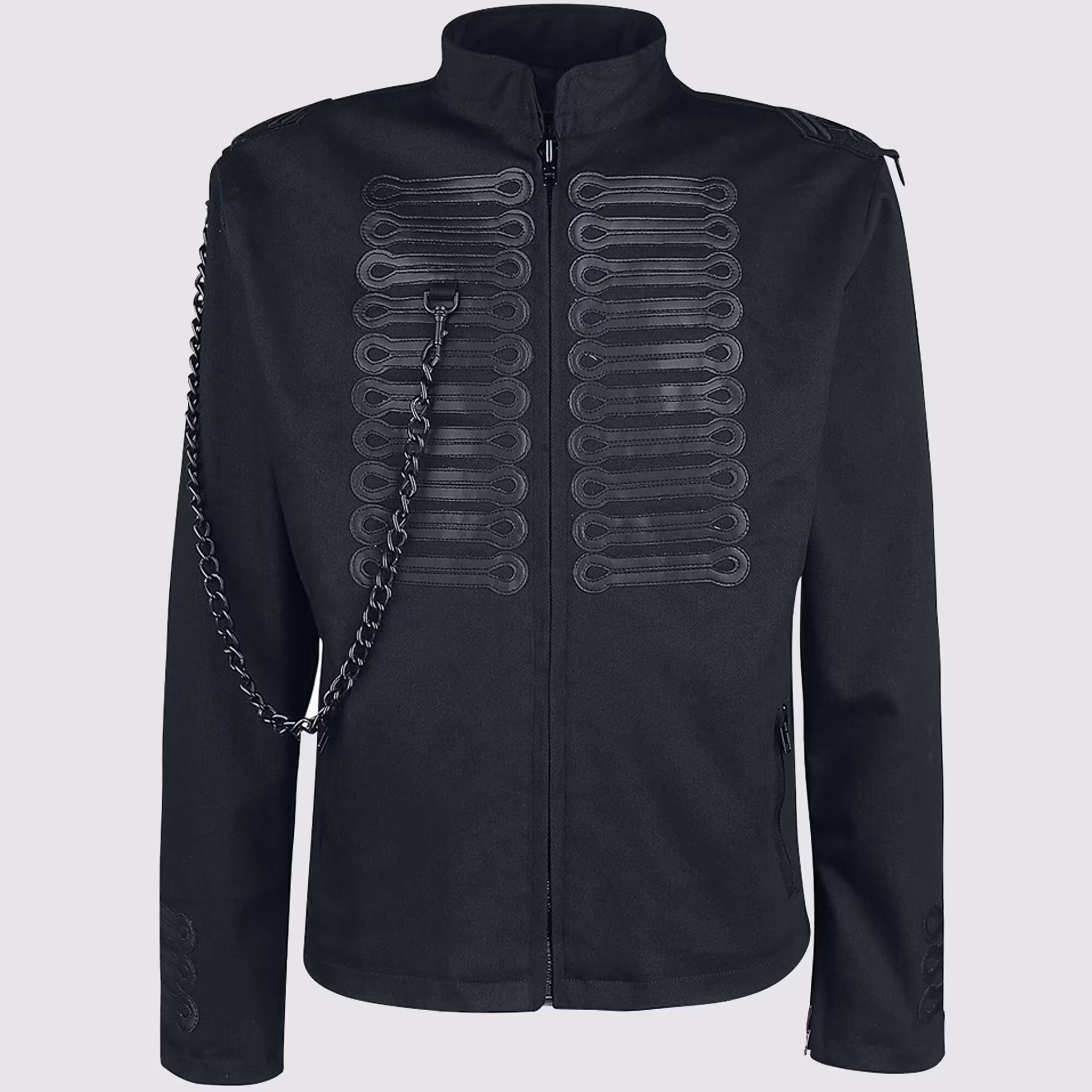Men's Black Gothic Between Seasons Jacket, Men's Fashion Jacket