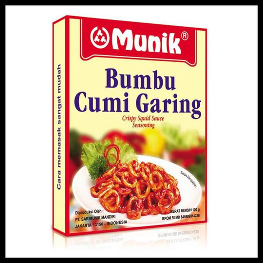 Munik Bumbu Cumi Garing | Crispy Squid Seasoning - 3.5Oz