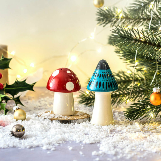 Toadstool Salt And Pepper Shakers