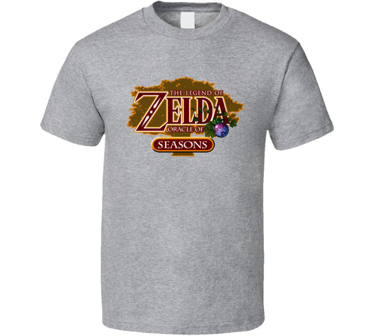 The Legend Of Zelda Oracle Seasons Retro Video Game T Shirt