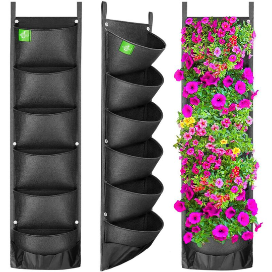 Hanging wall planters for indoor and outdoor plants