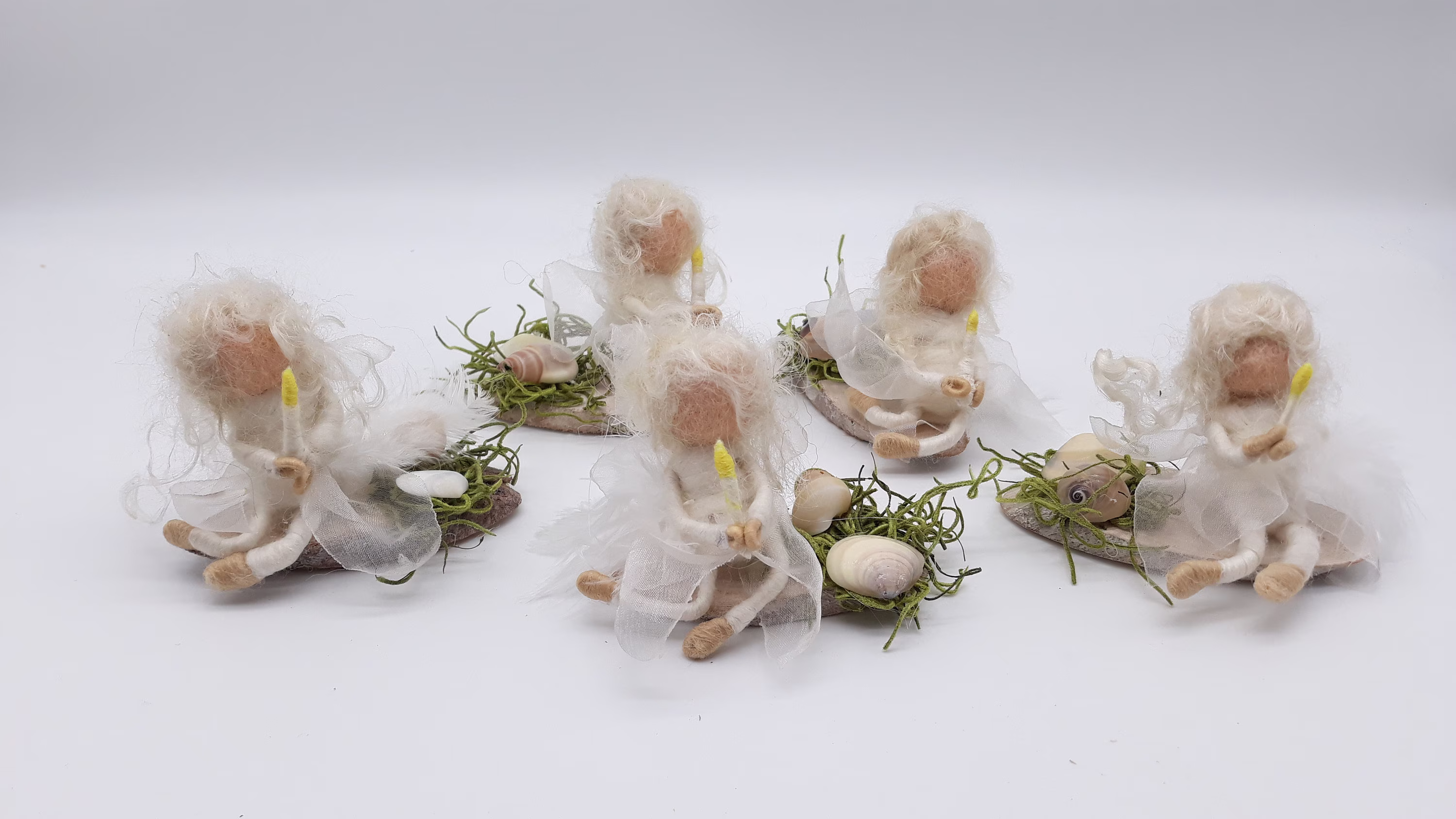 Angel, Felted Angel, Canle Light, Christmas Waldorf, Seasonal Decoration, Guardian Angel
