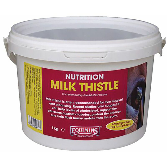 Milk Thistle Herb - 1 Kg Tub - 651 - Equimins
