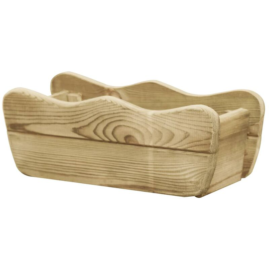 Garden Raised Bed 50x18x18 cm Impregnated Pinewood Vidaxl Brown