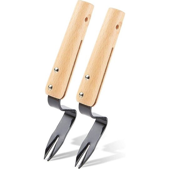 Handheld Extraction Tool, 2 Manual Weed Extractor, Weed Removal Tool with Ergonomic Handle