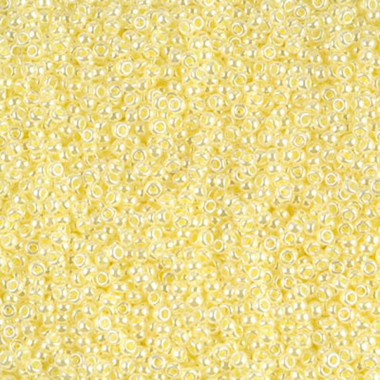 Seed Bead 15-514 Miyuki Beads 15/0 Light Lemon Ice Ceylon 10 Grams Diy