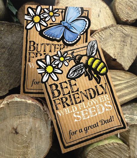 Great Dad! Bee / Butterfly Friendly Wildflower Seeds