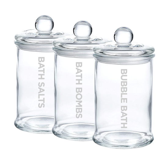 Bath Salts, Bombs & Bubble - Bottle Decal Stickers | Type 4
