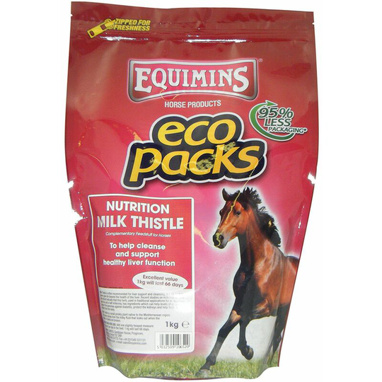 Milk Thistle Herb - 1 Kg Eco Pack - 652 - Equimins