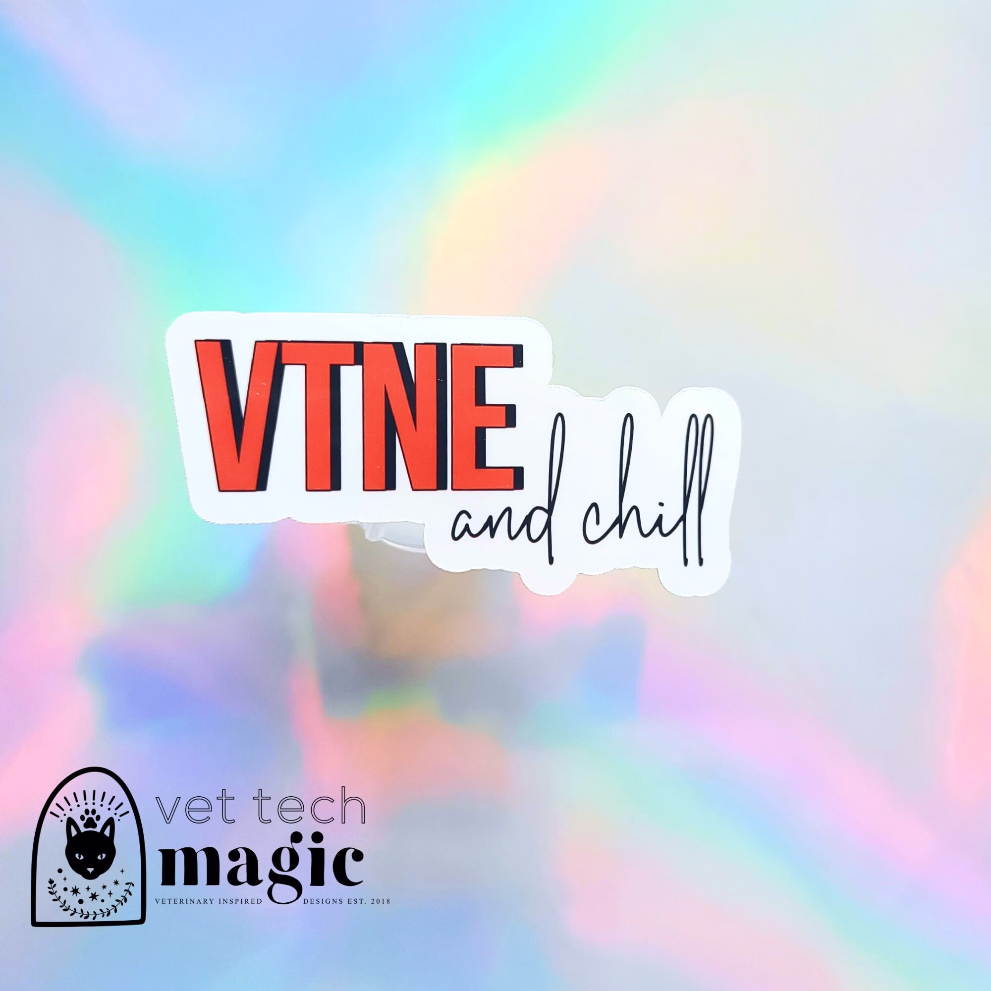 Vet Tech Sticker, School, Veterinary Technician Vet Nurse, Medicine, Week Gift, Vtne, Nurse Grad Gift