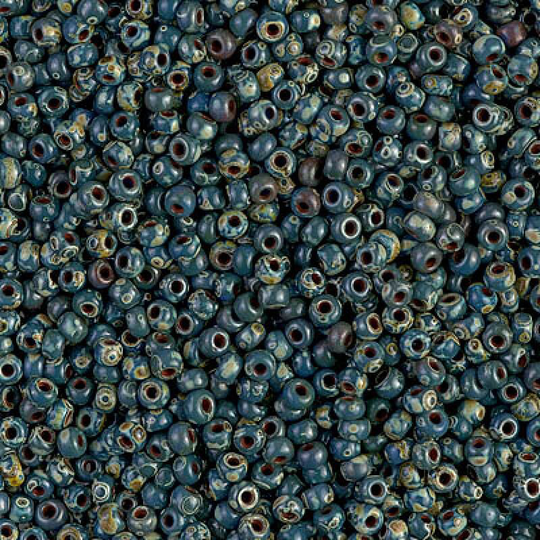Miyuki Seed Beads 11/0 Picasso Opaque Montana , 4516-New