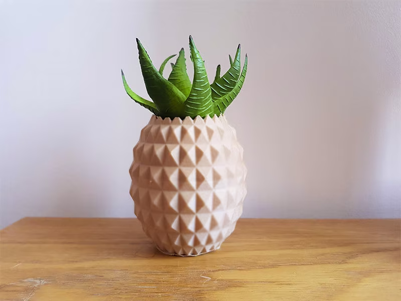 Pineapple Planter |Succulent Planter|Air Planter|Pineapple|Modern Planter|Geometric Shape Planter|Cute Planter|Indoor Planter|Cactus
