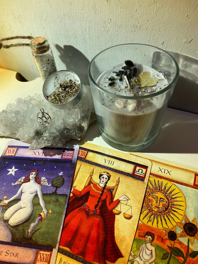 Banishing Negative Energy Spell Kit | Magick Pagan Tealight Witch Bottle Protection Positive Wicca Occult