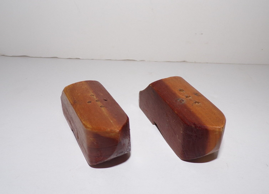 Vintage Wooden Salt & Pepper Shakers, Miniature Dutch Shoe Knick Knack