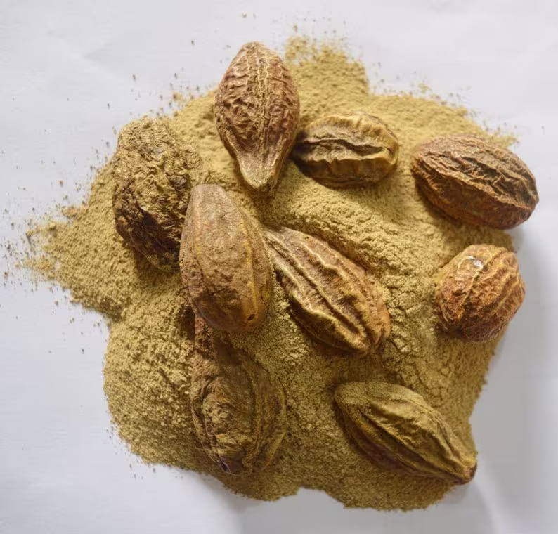Haritaki Powder/Harad Pili Chilka Yellow Terminalia Chebula Chebulic Myrobalan Big Harad
