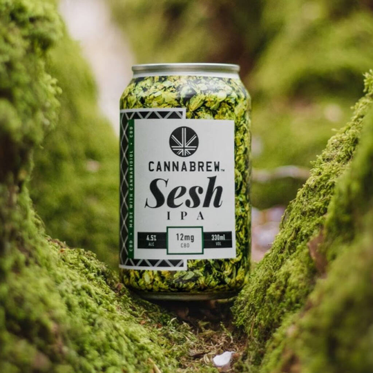 Set Of Six Cbd Sesh Cans Of Ipa