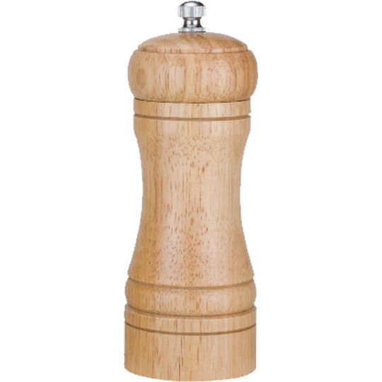 Fvbjd - Salt and Pepper Mill Solid Wood Pepper Grinder Pepper Shaker with Strong Adjustable Ceramic Grinder Oak Primary Color 5 Inch