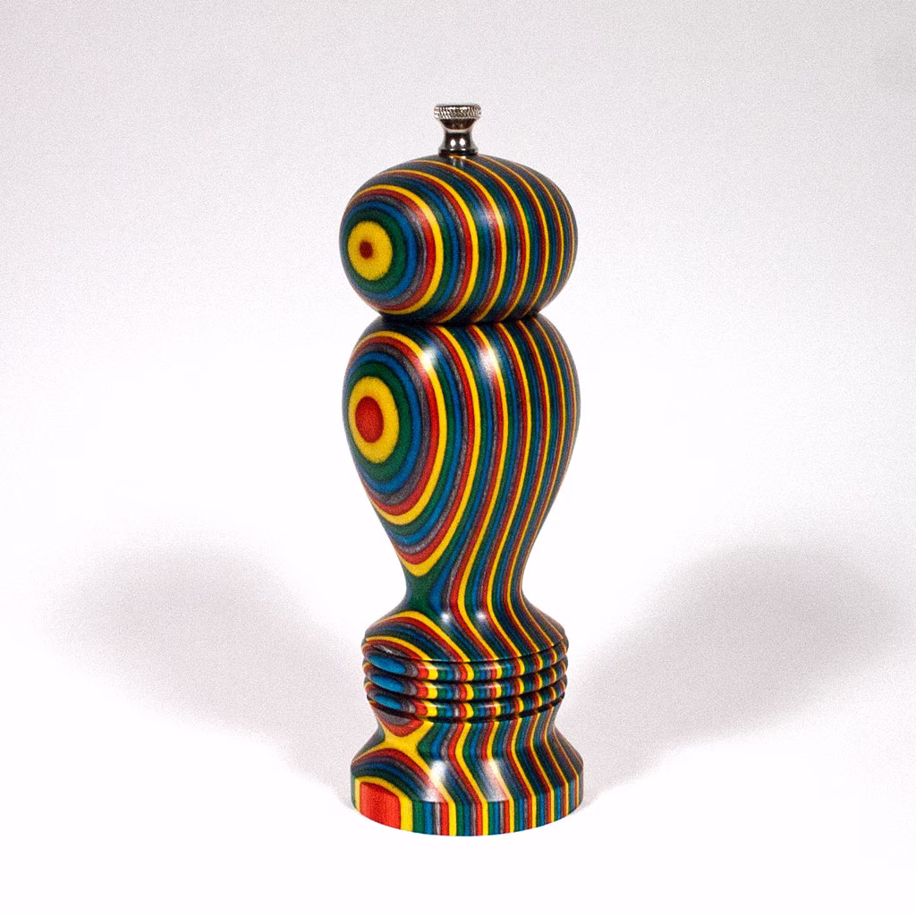 Pepper Mill, 8 Inch Confetti Haynes, Grinder, Peppermill, Spice Salt & Mills, Wedding Gift, Christmas Gift