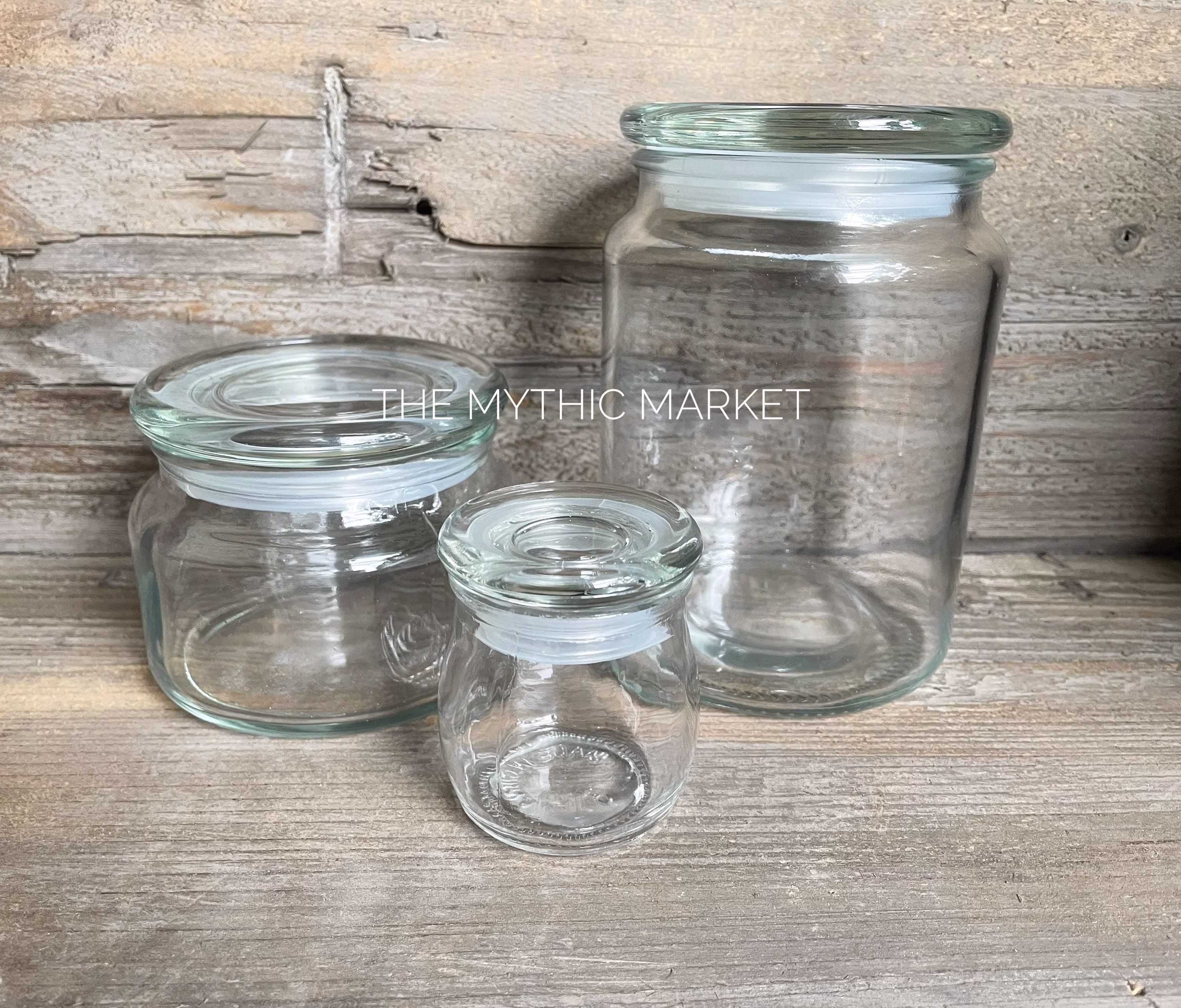 Apothecary Jars, Glass Top Empty Craft Bottles, Large Diy Witchcraft Supplies, Herb Supply Bottles