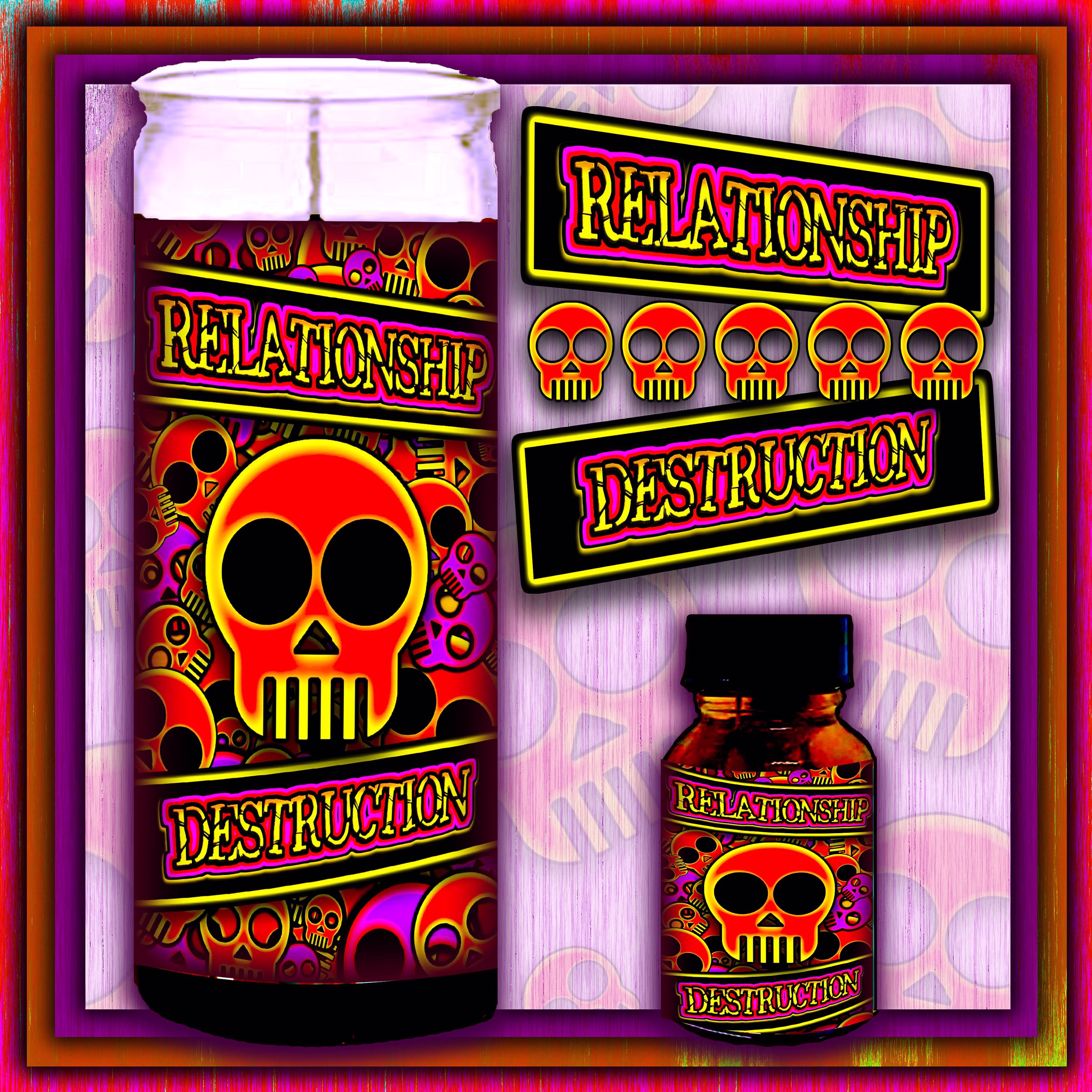 Relationship Destruction Candles & Oils For The Dissolution Of Their Union By "Any Means Necessary