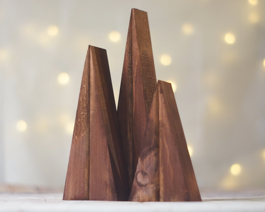 Rustic Tree Reclaimed Wood Trees, Home Decor, Wooden Shelf Sitter, Tree, Modern Chic, Wood Seasonal Decor