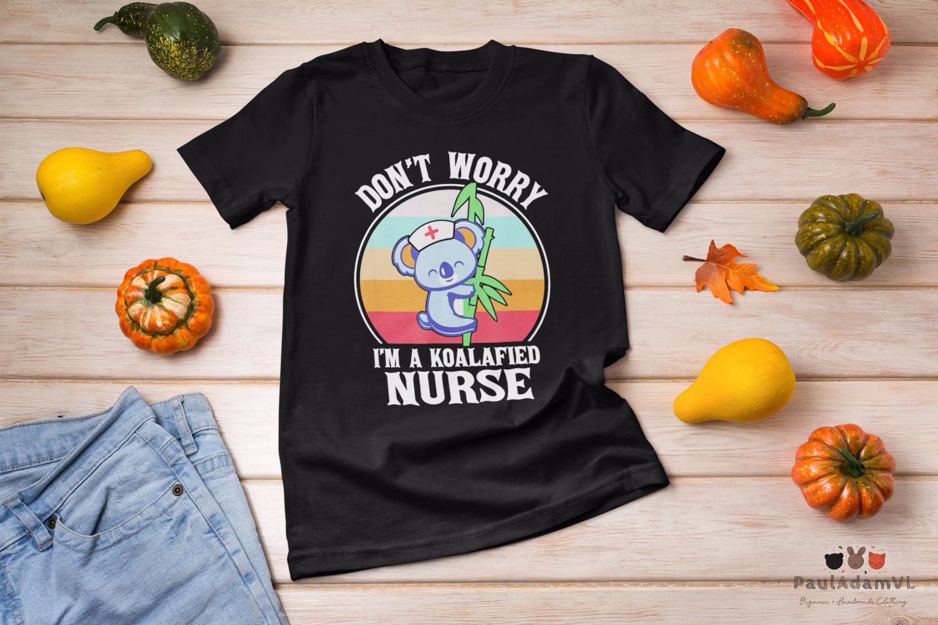 Don't Worry I'm A Koalafied Nurse Koala Vintage T-Shirt, Medicine Shirt, Lover Shirt