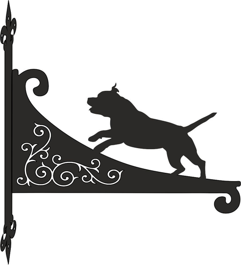 staffy Scroll Hanging Bracket