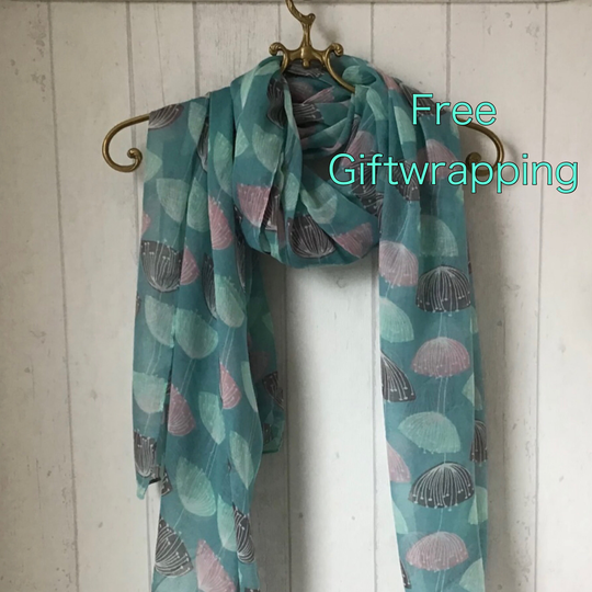 Retro Dandelions Scarf/Blue Pink Dandelion Scarf /Dandelion Gifts/ New Season Festival Boho Scarves