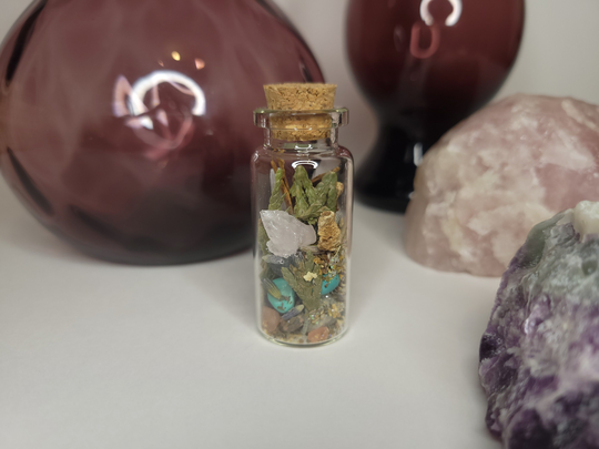 Peace Intention Feeling Jars For Meditation, Alter, Accessory, Spiritual Tool, Healing, Crystal, Shrines, Magic, Herbs & Crystals