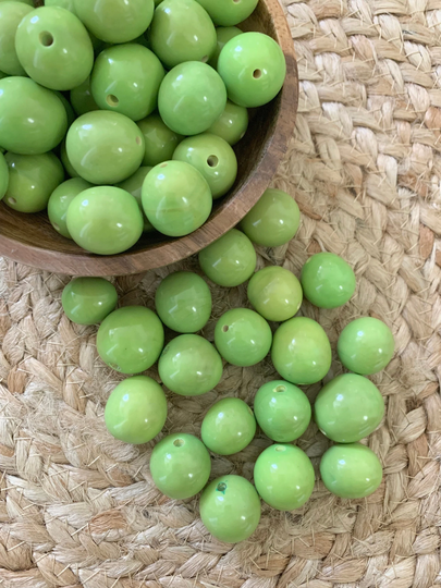 Chartreuse Bombona Seeds, Colombian Jewelry Making, Supplies, Fair Trade Pack Of 20 Seeds