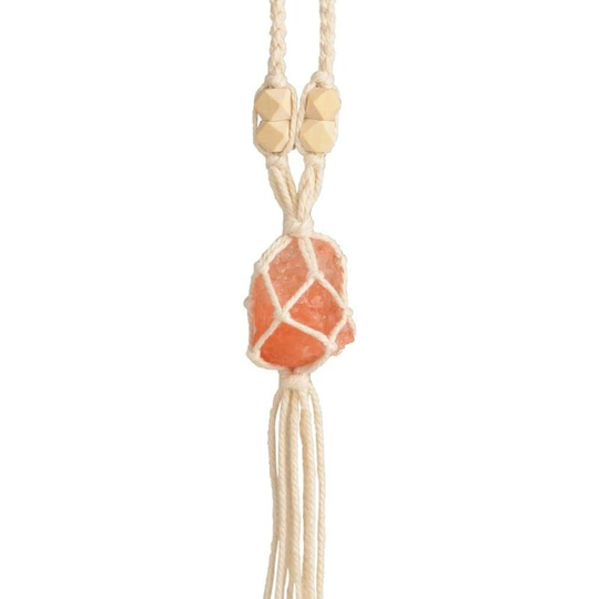 2pcs Handmade Himalayan Salt Auto Parts Car Mirror Pendant