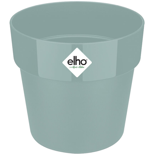 Elho - Plant Pot Flower Pot Recycled Recyclable Plastic Mint Peach Mulberry Round Frost-Resistant Size Choice Colour Choice mint/2,9 Liter (de)
