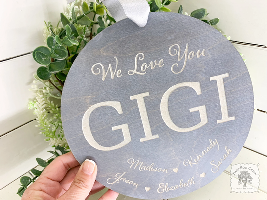 Grandma Gift, Personalized Mother's Day Gift For Grandma, Grandmother, Gigi, Nana, Mimi, Abuela, Christmas Gifts