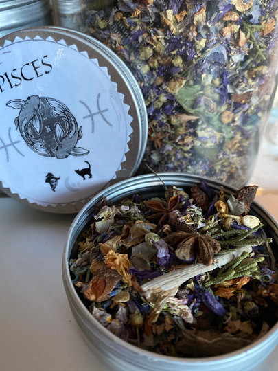Loose Incense For The Astrological Sign Of Pisces