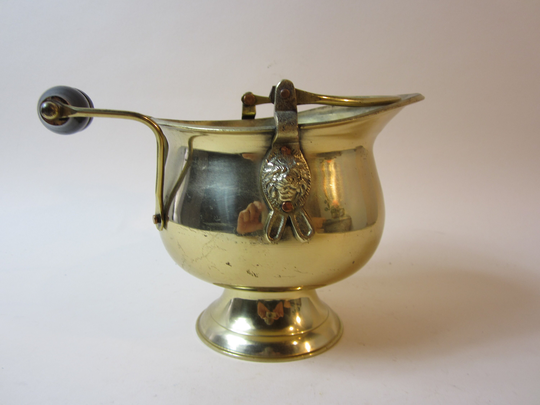 A Stunning Vintage Solid Brass Coal Scuttle/Umbrella Stand, Made in France