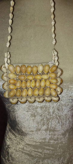 Little Purse Handmade With Real Shells One Of A Kind Great For Medicine, Credit Cards, Money Etc
