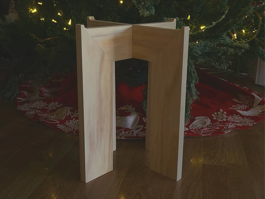 Large Wooden Compact Plant Base