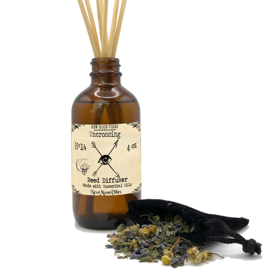 Unhexing Uncrossing Conjure Herbal Reed Diffuser Wicca Spell Protection