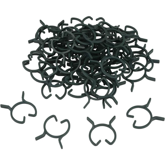 Perle Rare - Pack of 100 Garden Plant Clips Ideal for securing plants to supports