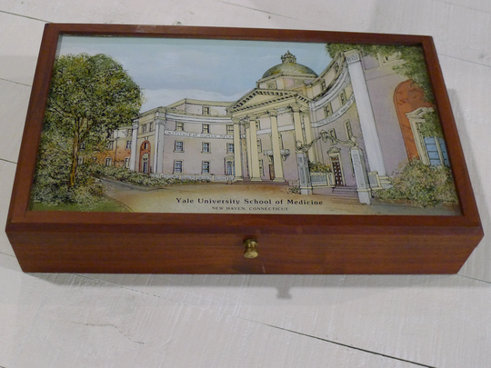 Eglomise Designs Keepsake Box Yale University School Of Medicine